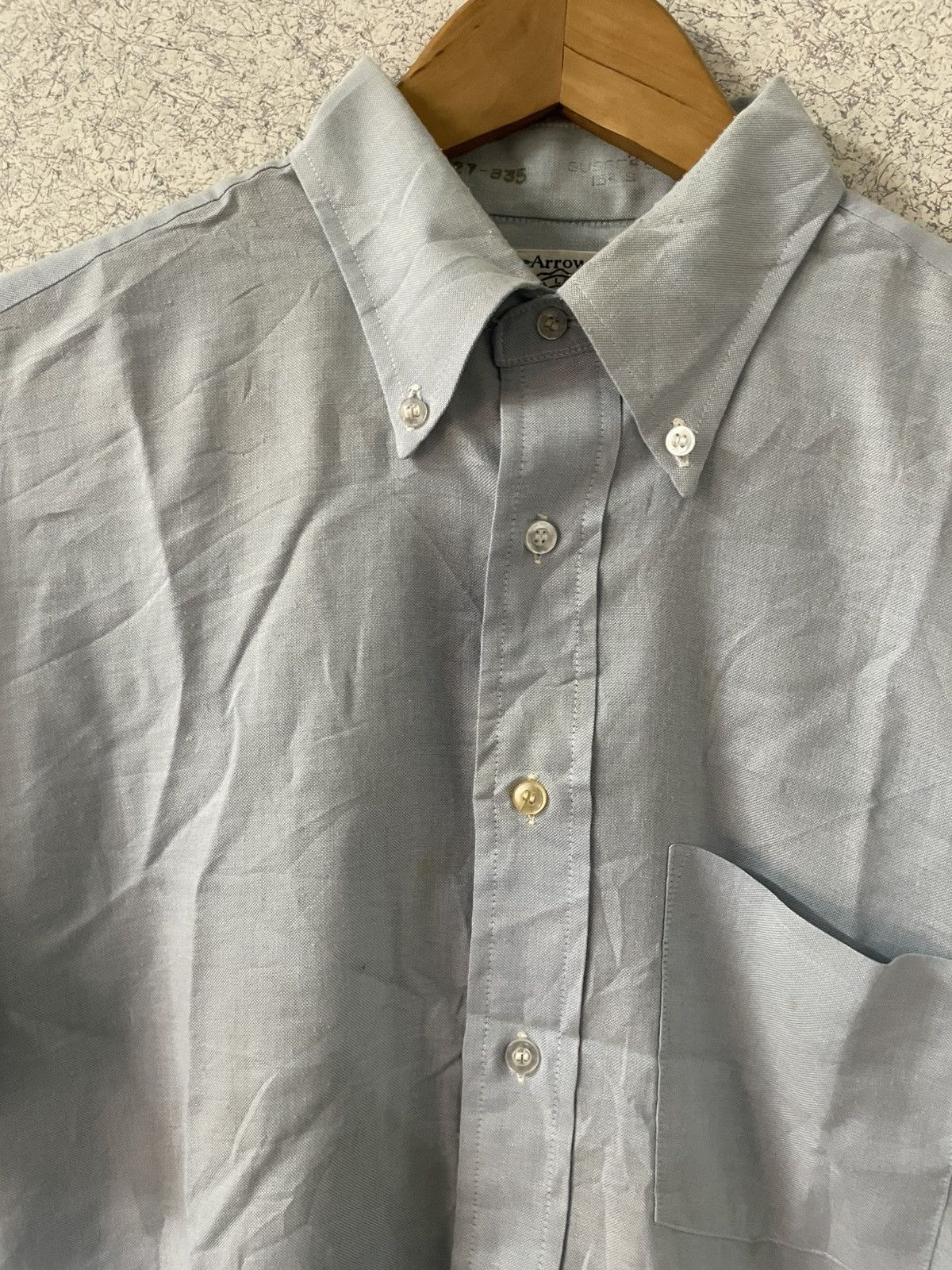 Arrow True Vintage Shirt Mens 50s Sanforized Workshirt USA Arrow Size US L / EU 52-54 / 3 - 5 Thumbnail