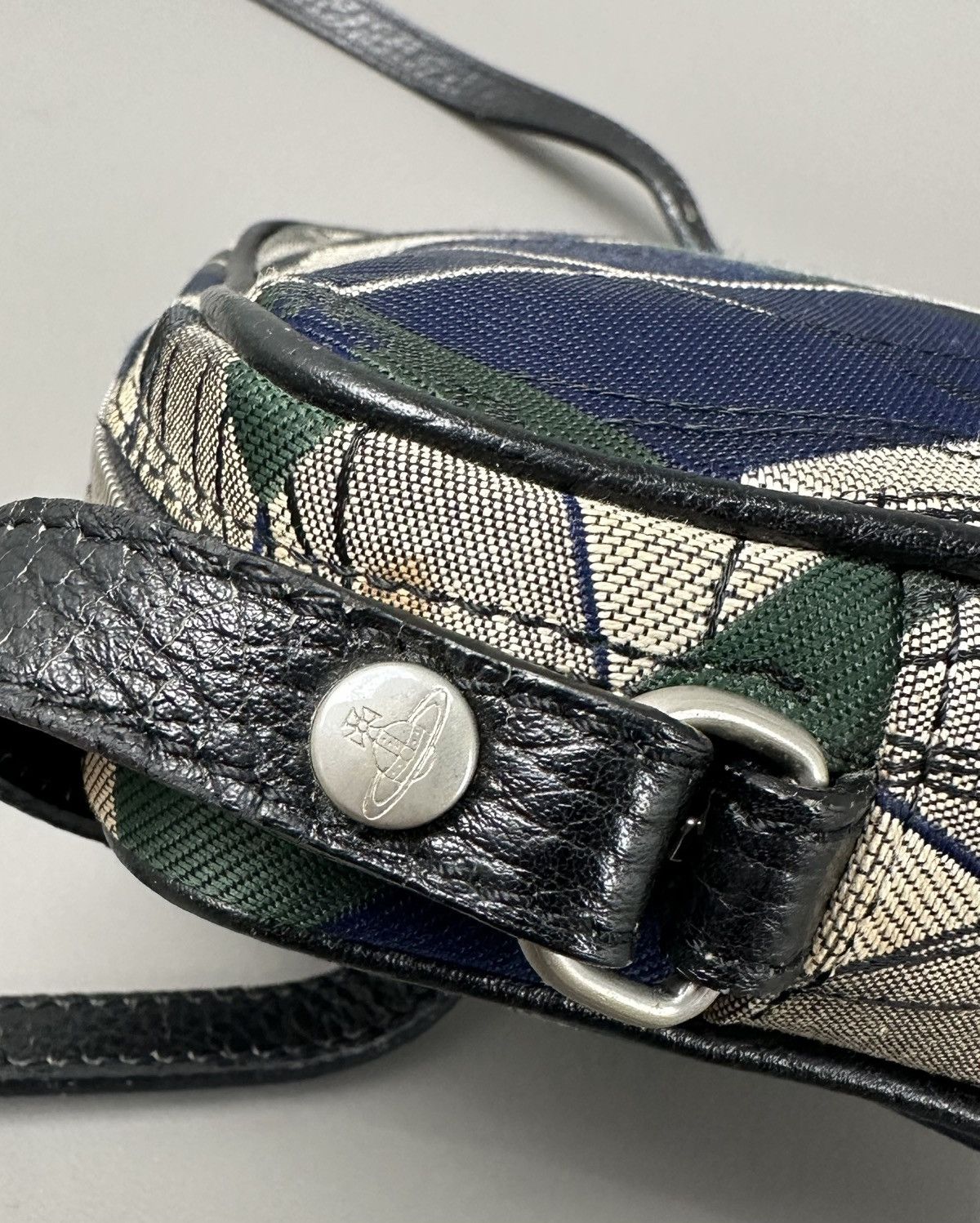 Vivienne Westwood Vivienne Westwood - Vintage Tartan Orb Logo Men’s Sling Bag Size ONE SIZE - 6 Thumbnail