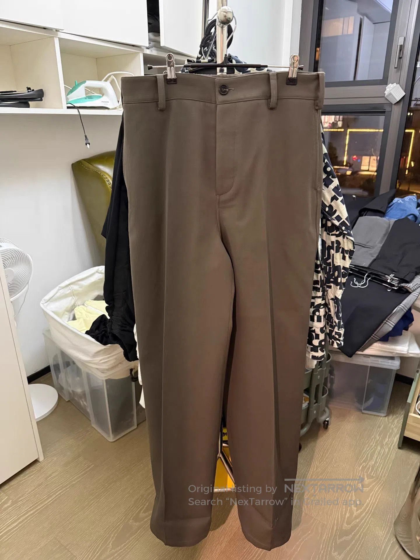 Bottega Veneta Gray Casual Trousers Size 32. Size US 32 / EU 48 - 1 Thumbnail