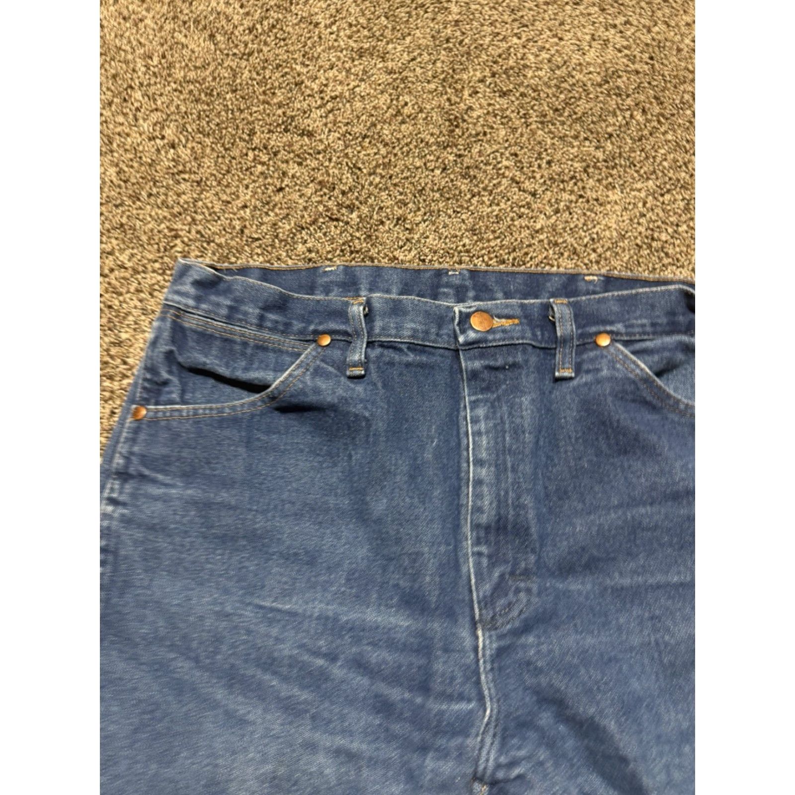 Wrangler Wrangler 13MWZ Cowboy Bootcut Jeans Men Size 36X32 & 35X32 Blue Denim 36in Waist 13MWZ Wrangler Cowboy Cut Mexico Lot Of 2 Size US 32 / EU 48 - 3 Thumbnail