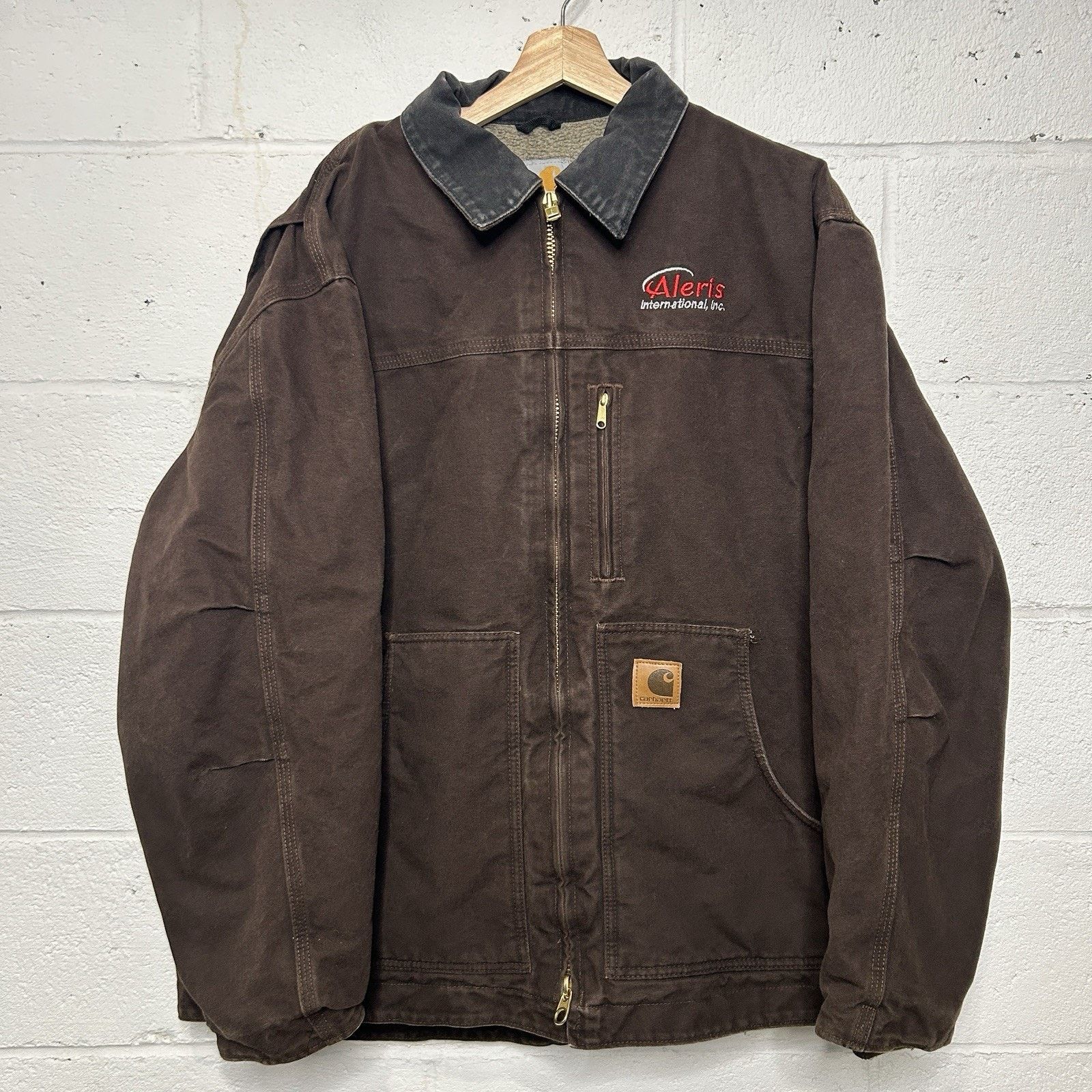 Vintage Carhartt Sherpa-Lined Ridge Jacket “Dark Brown” C61