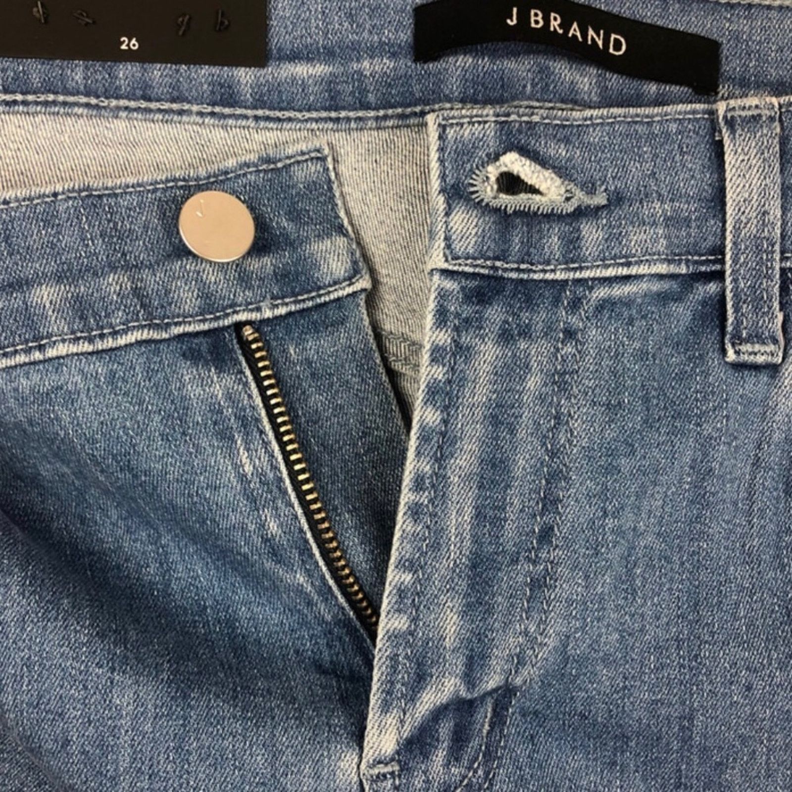 J Brand New with tag J Brand Women’s High Rise Star Braid Jeans Size 26" / US 2 / IT 38 - 8 Thumbnail