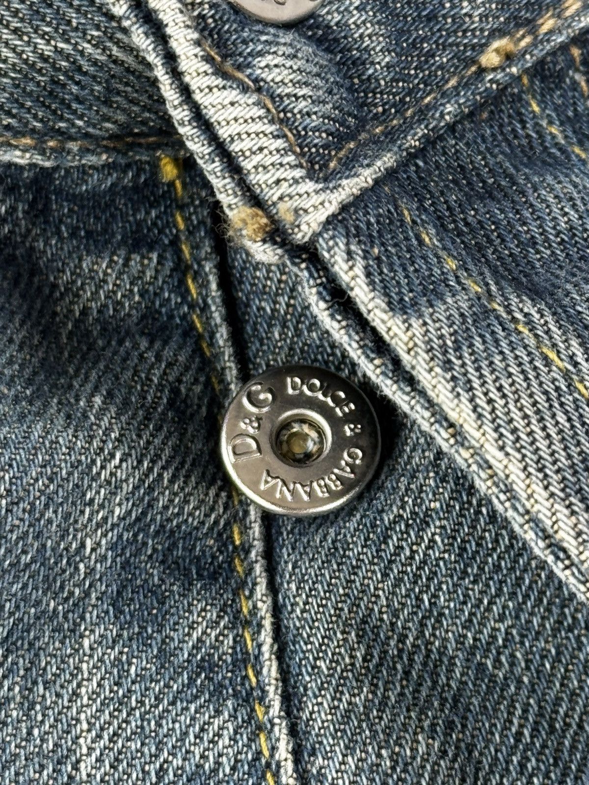 Dolce & Gabbana Vintage FW04 Dolce & Gabbana LOVE Patch Jeans Size US 33 - 12 Thumbnail