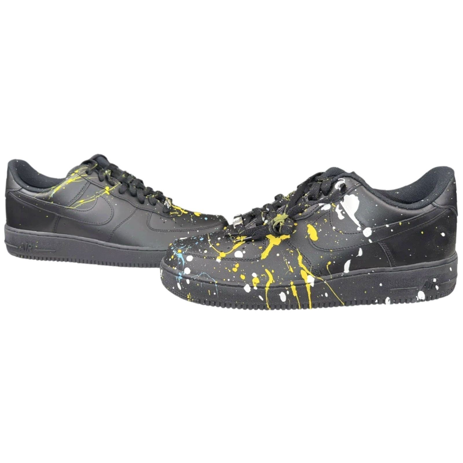 Nike Nike Air Force 1 Black Custom 1 of 1 Airlanta Paint Splatter Size 13 RARE Mens Shoes Size US 13 / EU 46 - 2 Thumbnail
