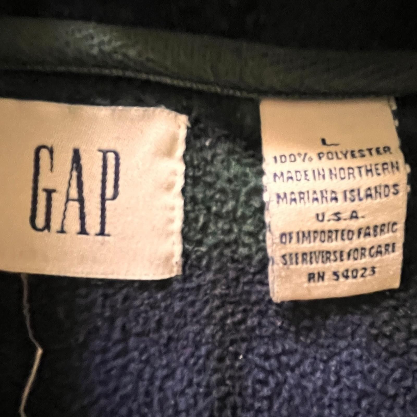 Gap Vintage 90s GAP Boxy Fleece-Blackwatch Tartan-USA L 25x27 Size US L / EU 52-54 / 3 - 3 Thumbnail