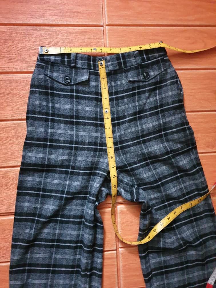 GU Gu punk rock checkered harajuku pant Size 29" - 7 Thumbnail