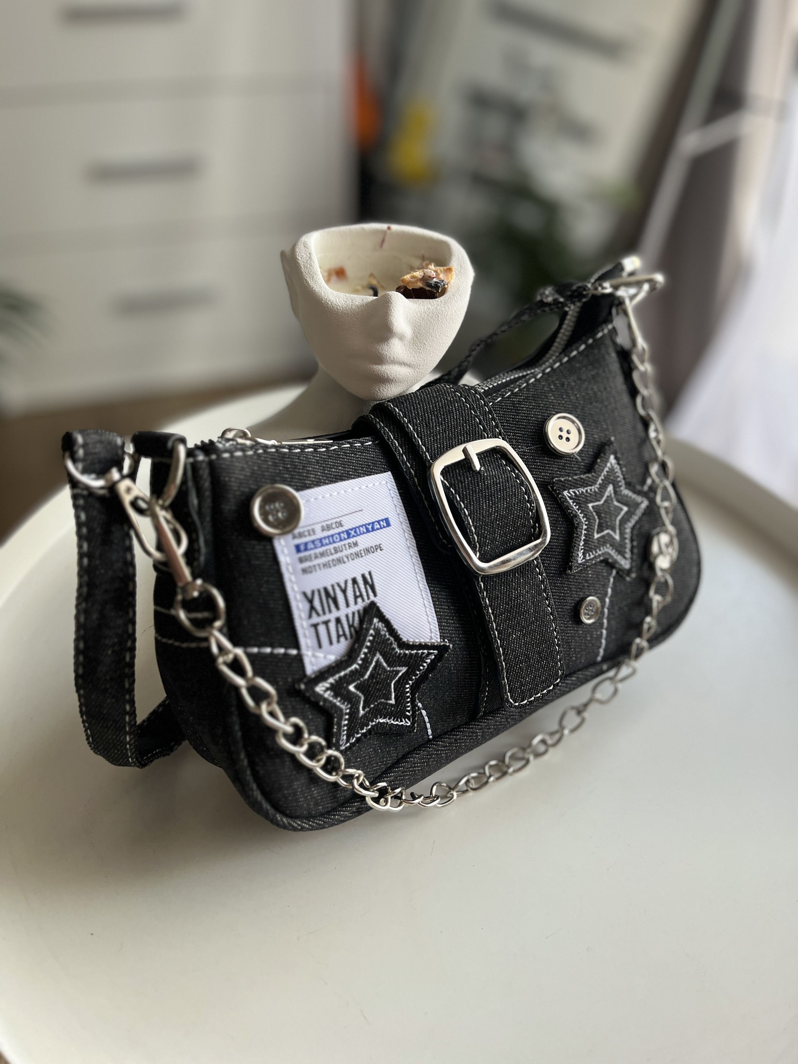 Other Punk Women Shoulder Bag Alternative Gothic Y2k Size ONE SIZE - 1 Thumbnail