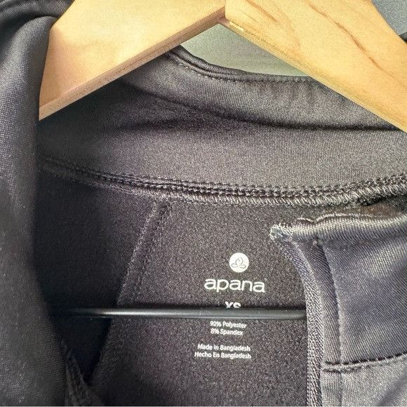 Other Apana Women's Black Zip-Up Jacket Sz XS Size XS / US 0-2 / IT 36-38 - 2 Thumbnail