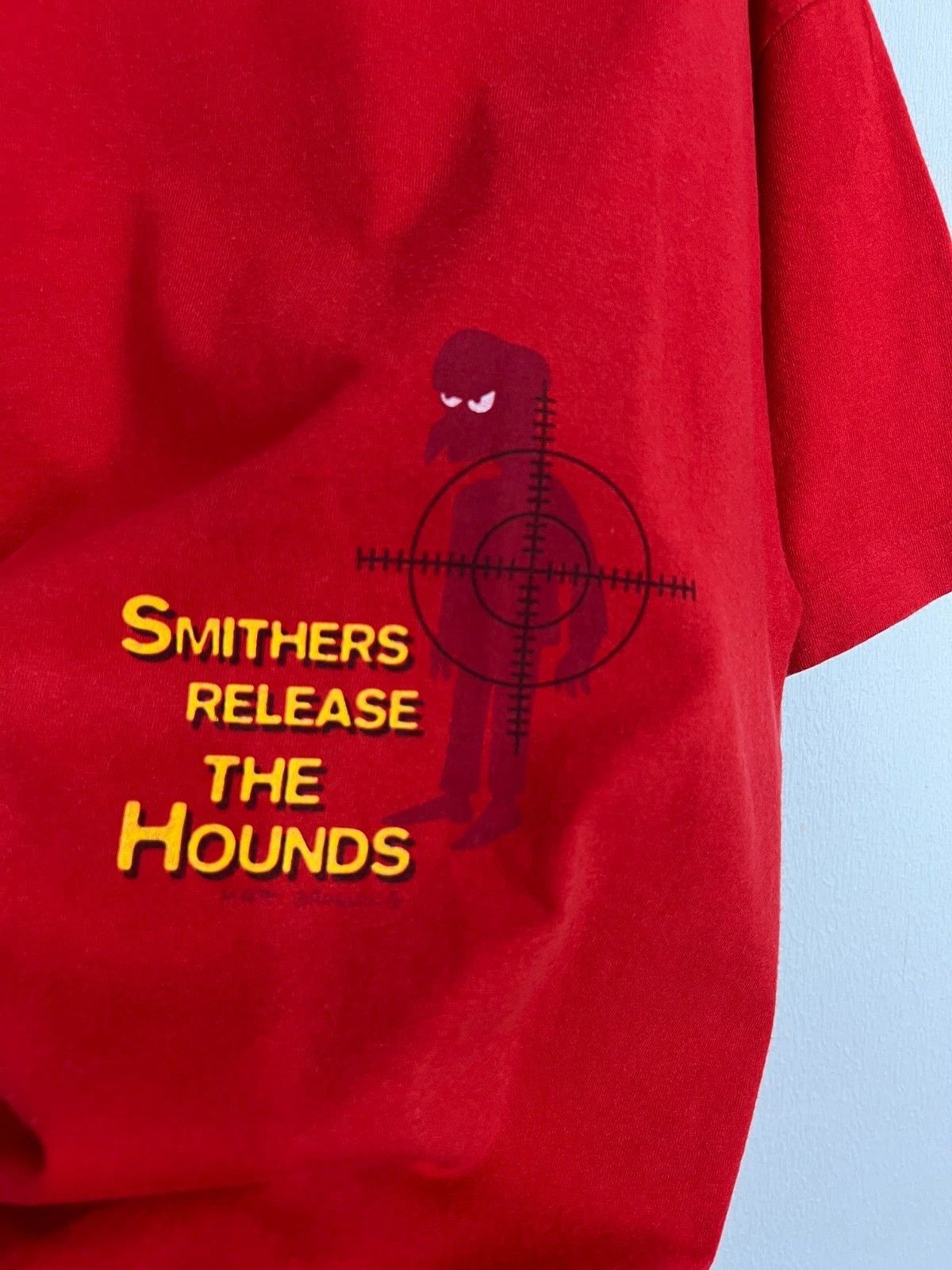 Vintage Vintage Mr. Burns Release The Hounds The Simpsons Shirt Tee Size US L / EU 52-54 / 3 - 3 Thumbnail