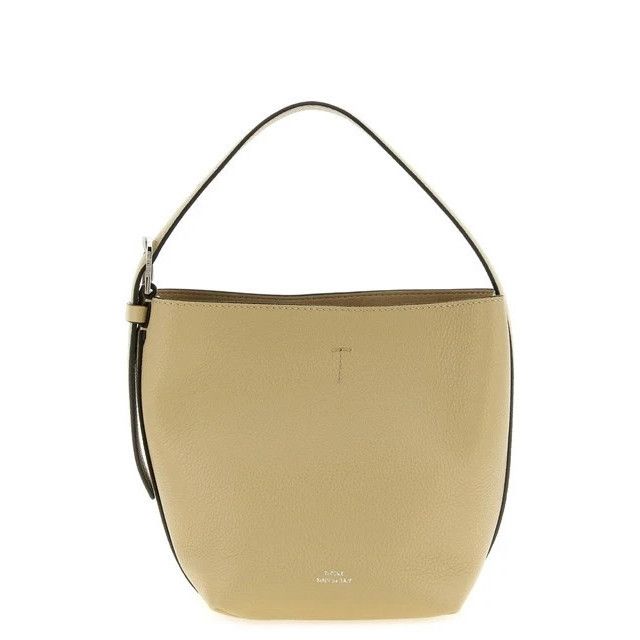 Toteme TOTEME Small Belted Tote Top Handle Bag Beige New & Authenti Size ONE SIZE - 1 Thumbnail