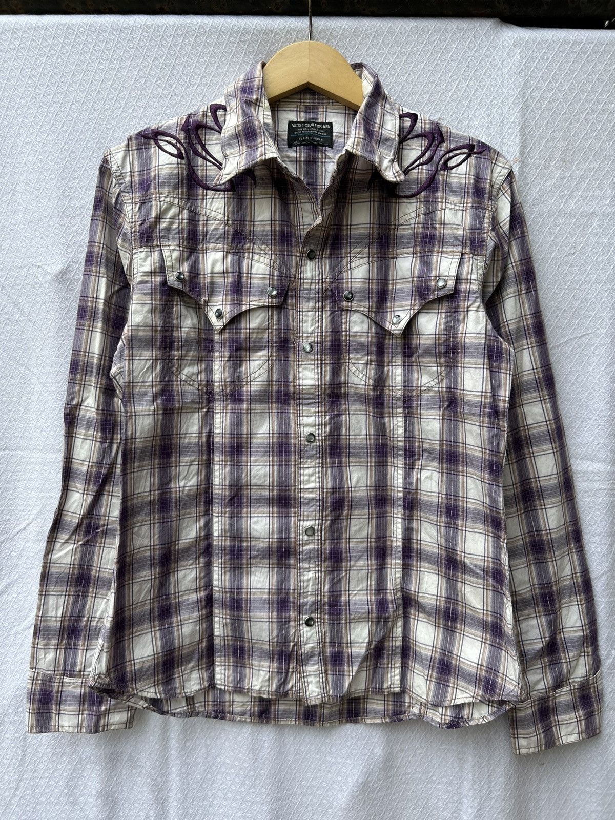 20471120 × Japanese Brand NCFM - Japanese plaid button seditionaries shirt Size US M / EU 48-50 / 2 - 1 Thumbnail
