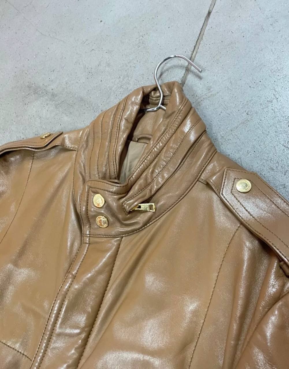 Gucci Runway Open 2001 Vintage GUCCI Leather Trench Coat Jacket Size US M / EU 48-50 / 2 - 6 Thumbnail