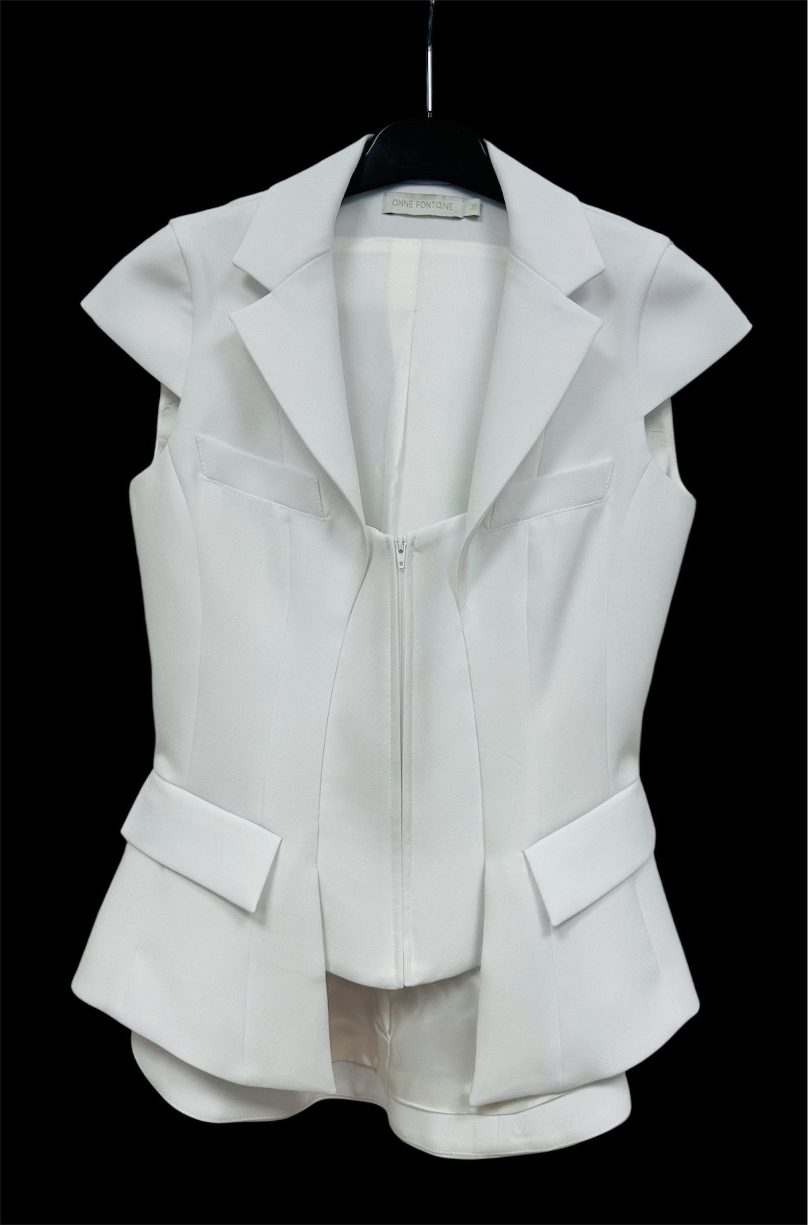 ANNE FONTAINE White vest jacket Size M / US 6-8 / IT 42-44 - 1 Thumbnail