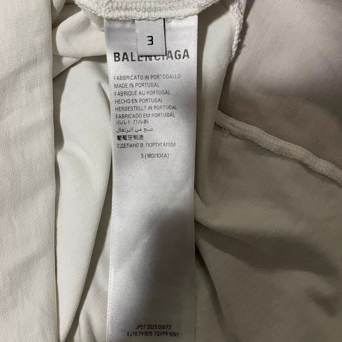 Balenciaga Balenciaga color blocked phone short sleeve tee 3 Size US L / EU 52-54 / 3 - 4 Thumbnail