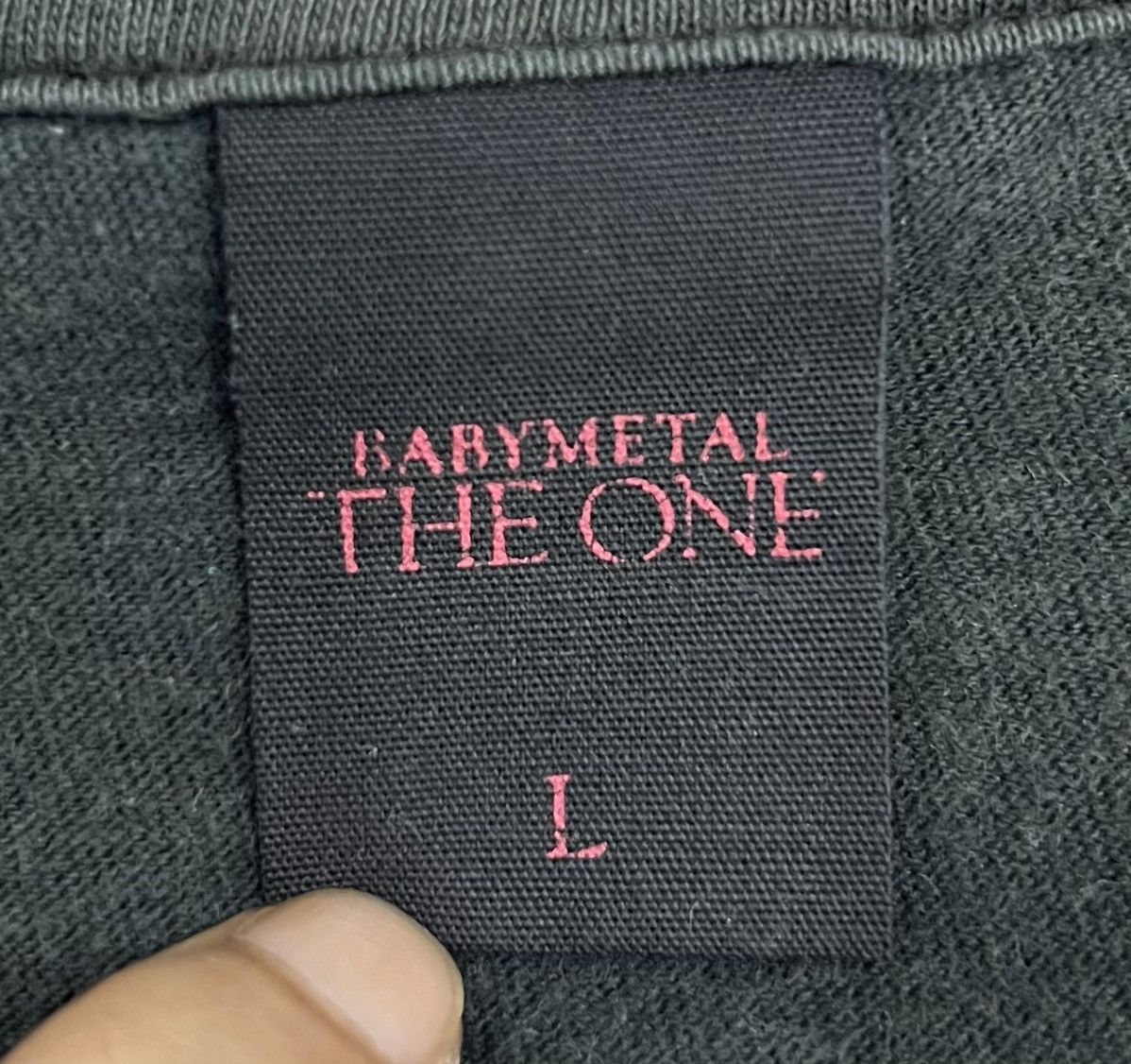 Band Tees × Vintage Baby Metal The One Japanese Band T Shirt Amuse Size US L / EU 52-54 / 3 - 6 Thumbnail