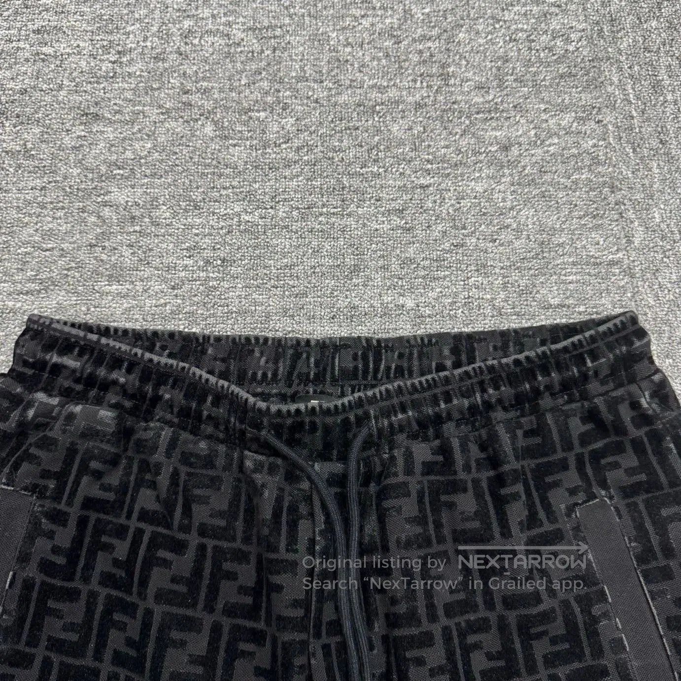 Fendi Fendi Double F Flocked Shorts. Size US 33 - 3 Thumbnail