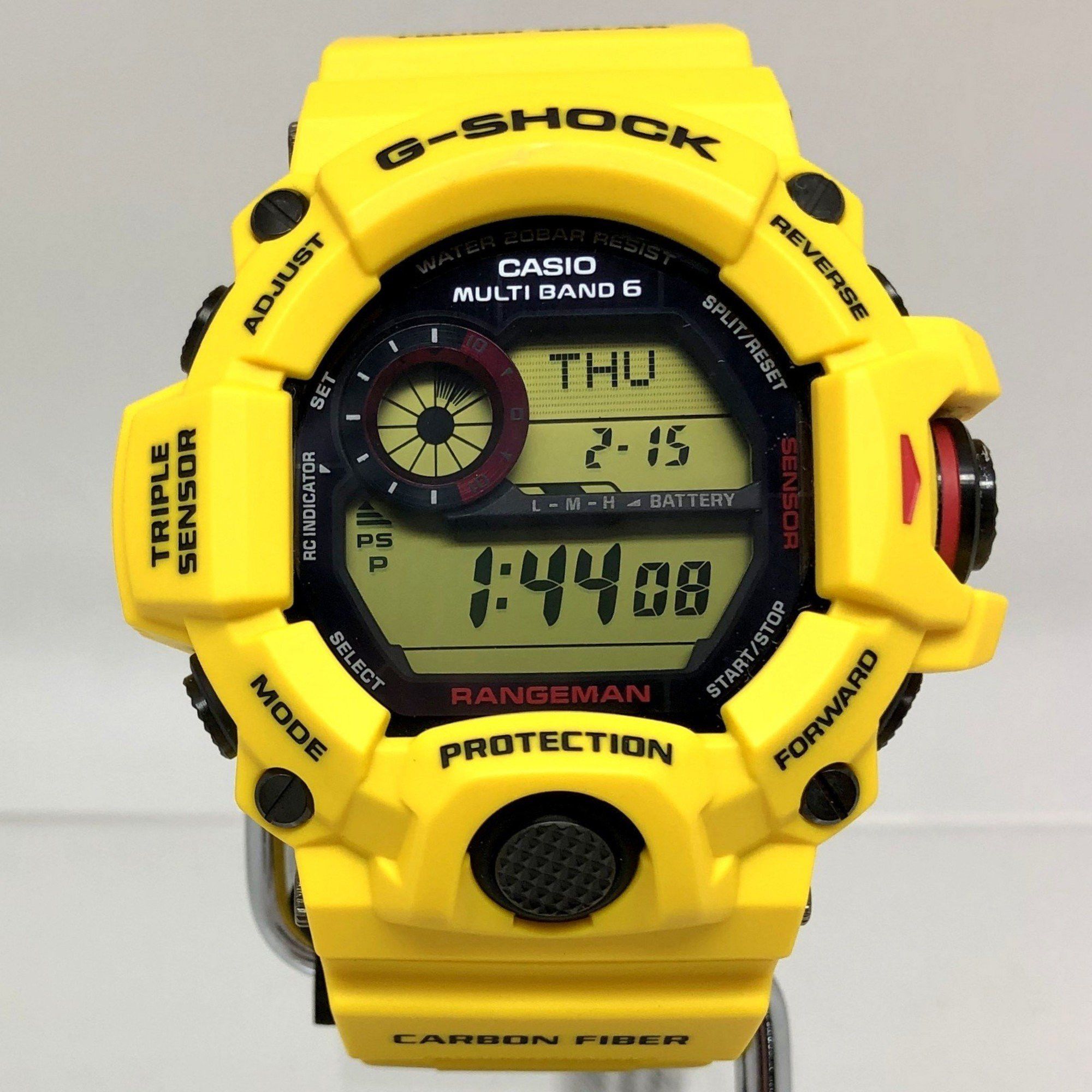 image of Casio G-Shock Watch Gw-9430Ej-9Jr Rangeman Rangeman 30Th Anniversary 30Th Lightning Yellow Men's Di