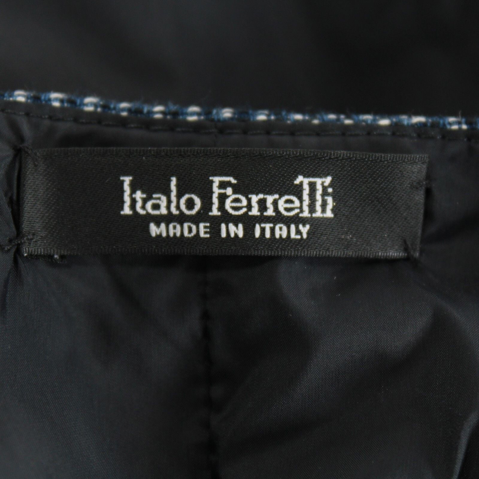 Other Italo Ferretti NWT Vest/Waist Coat Size 50 US 40R in Blue/Wh Size 40R - 7 Thumbnail