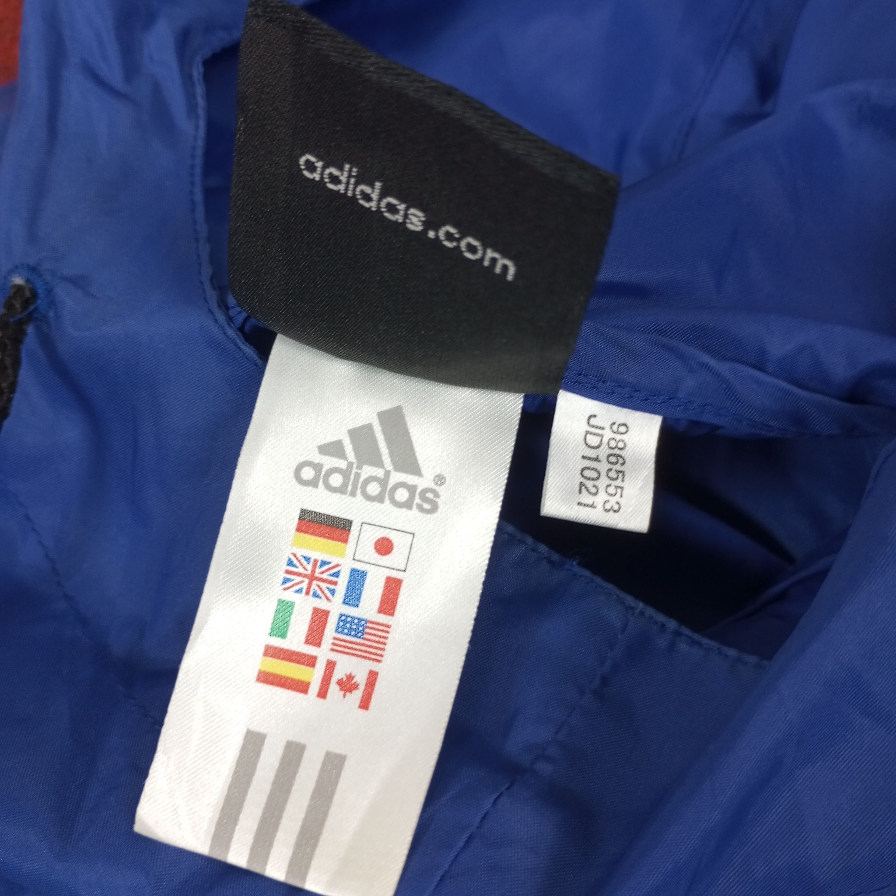 Adidas × Japan Blue × Vintage Adidas Japan Soccer Team Rain Jacket Size US XXL / EU 58 / 5 - 7 Thumbnail