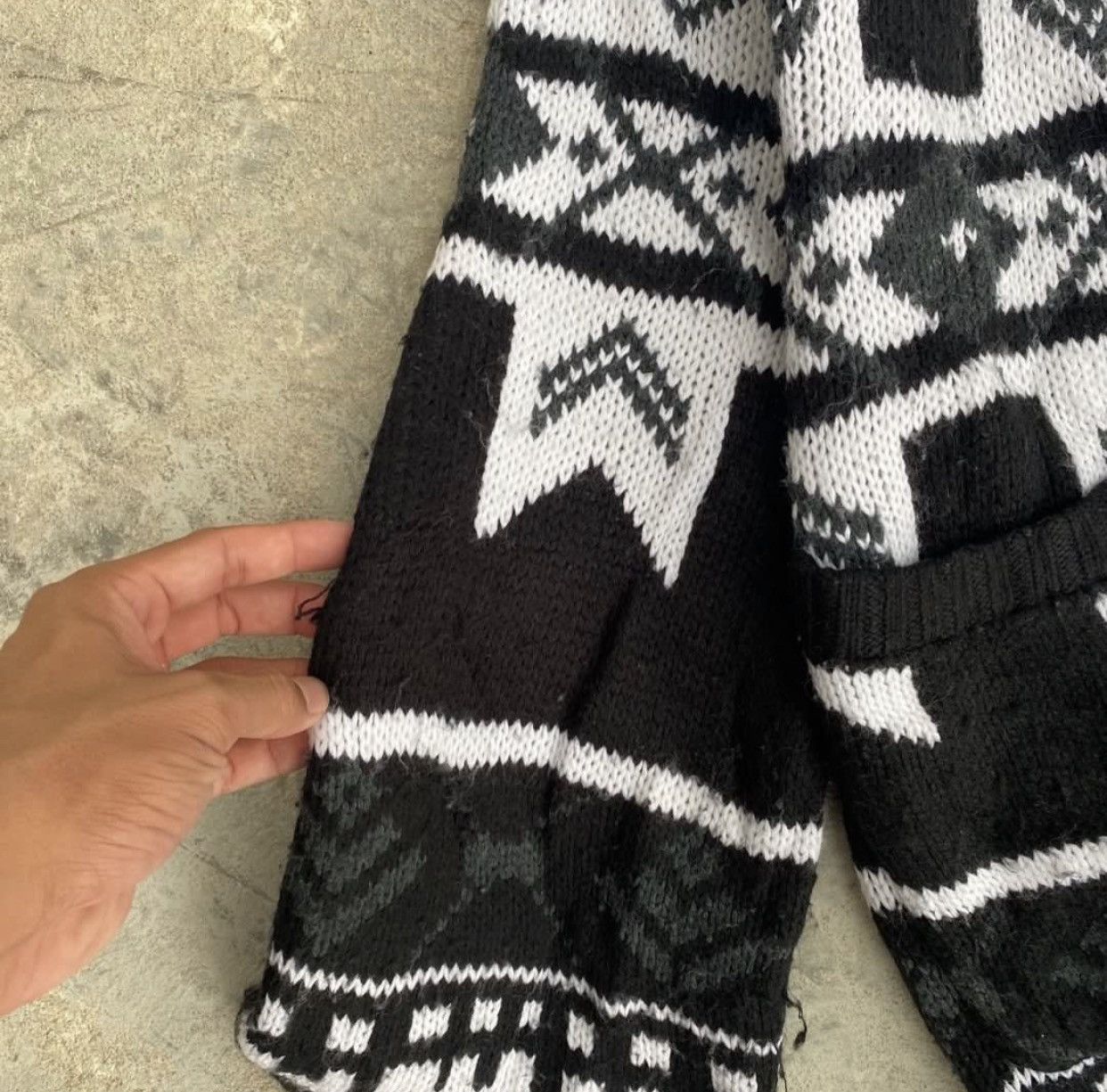 Element × Japanese Brand Sick☠️ Element Aztec Native Navajo Knit Cardigan 90s Skate Size US S / EU 44-46 / 1 - 4 Thumbnail