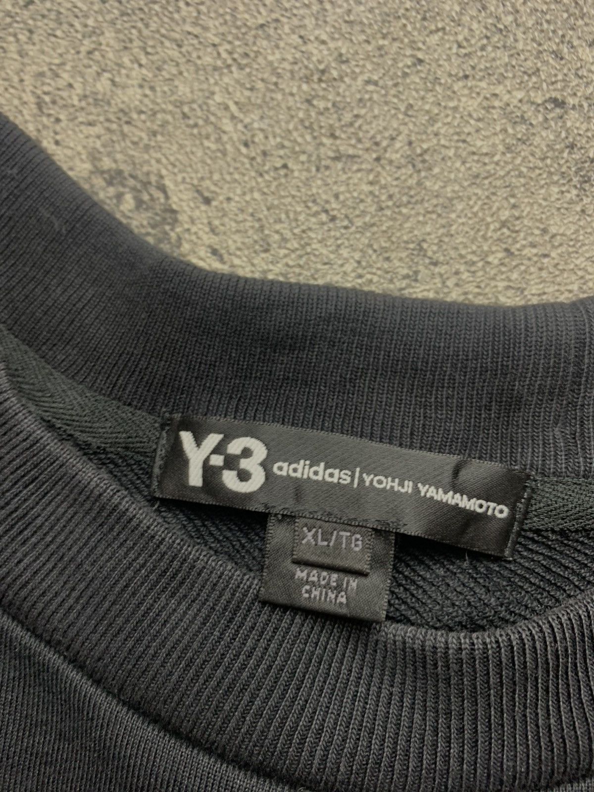 Yohji Yamamoto 🐍 SOLD🐍Adidas Y3 Yohji Yamamoto Signature Graphic Crew Size US XL / EU 56 / 4 - 5 Thumbnail