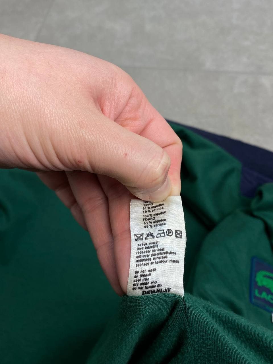 Lacoste Vintage Lacoste Logo Bomber Jacket Size US L / EU 52-54 / 3 - 16 Thumbnail