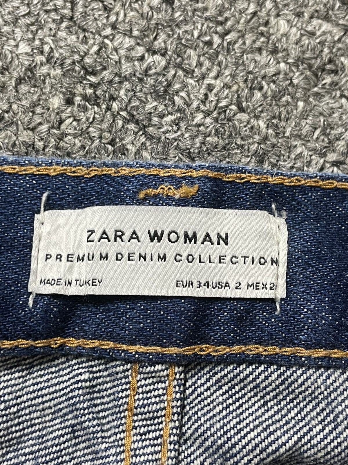 Vintage × Zara Zara Woman Distressed Denim Jeans (106) Size 30" / US 8 / IT 44 - 6 Thumbnail