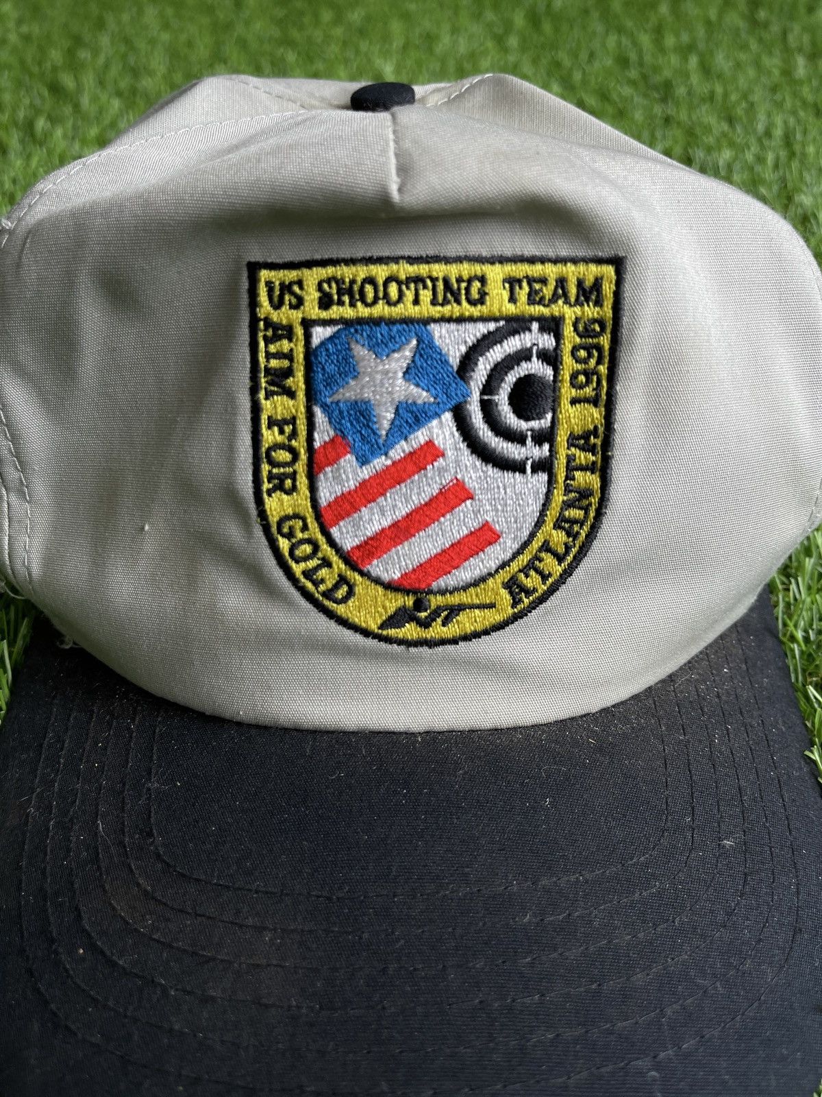 USA Olympics Vintage 1996 Olympics U.S. Shooting Team Trucker Hat Size ONE SIZE - 2 Thumbnail