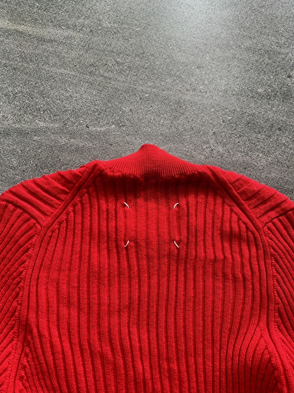 Maison Margiela FREE TAX! Line 4 Wool Ribbed Knit Sweater Size S / US 4 / IT 40 - 6 Thumbnail