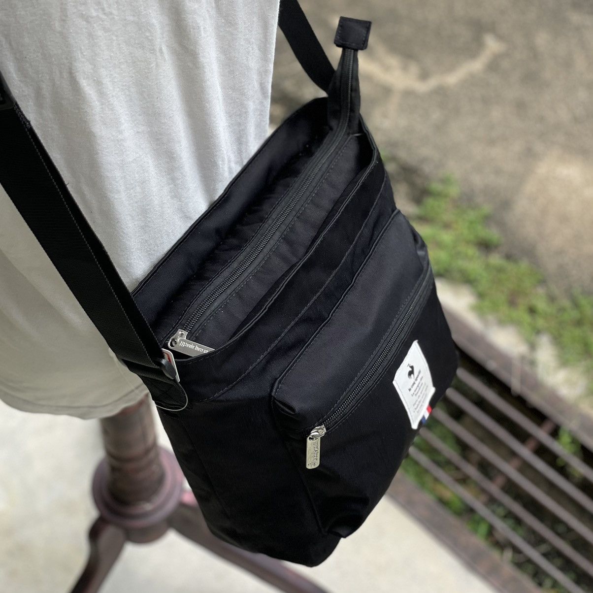 Le Coq Sportif Black Le Coq Sportif Crossbody Size ONE SIZE - 4 Thumbnail
