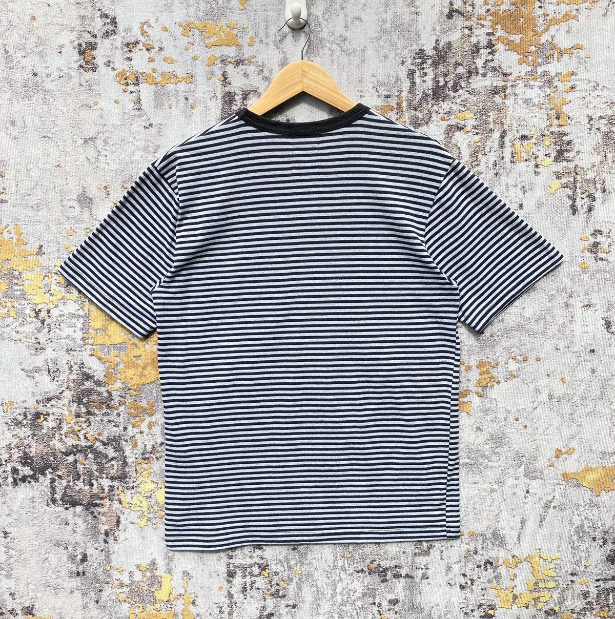Japanese Brand Visvim Japan Stripe Pocket Shirt Visvim Japanese Designer Size US M / EU 48-50 / 2 - 2 Thumbnail