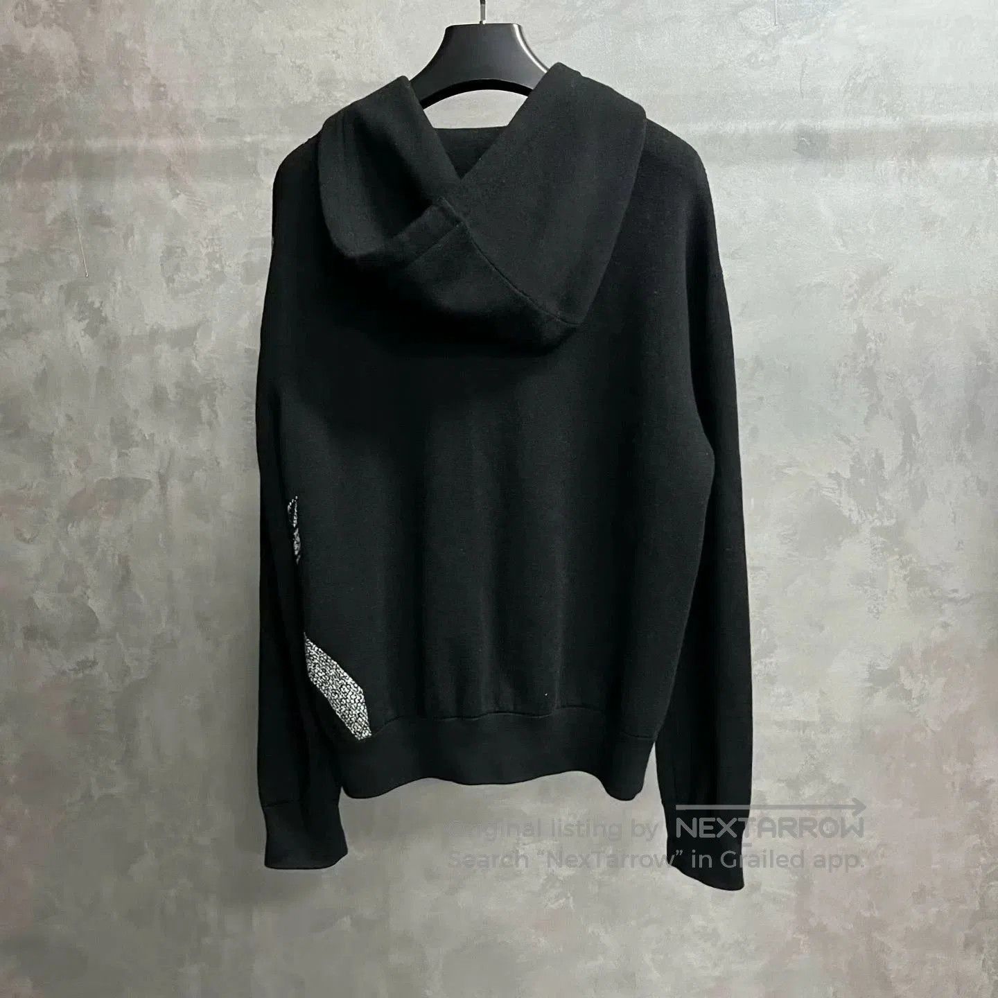 Louis Vuitton Louis Vuitton Black Flower Print Zip Hoodie. Size M / US 6-8 / IT 42-44 - 2 Thumbnail