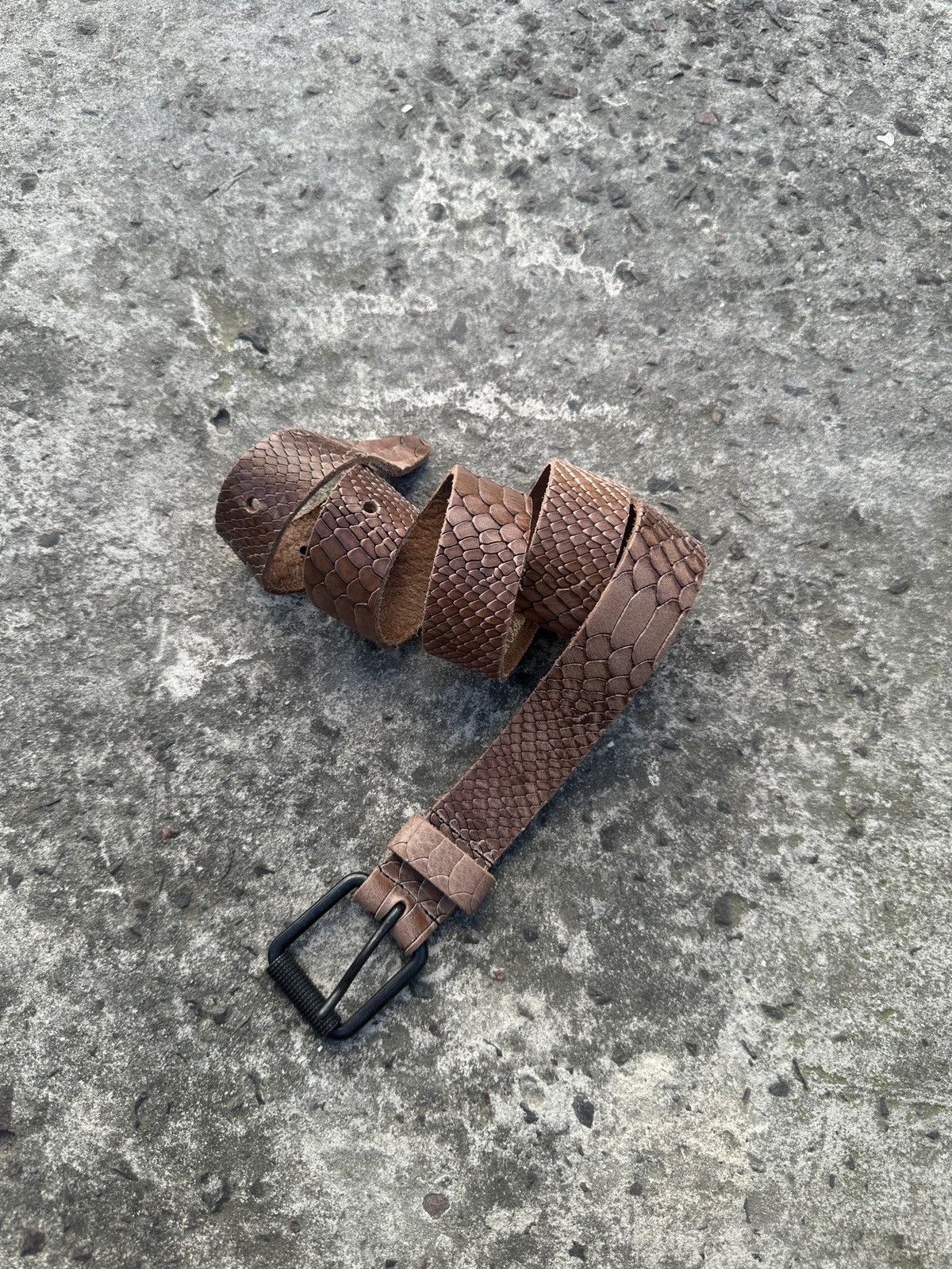 Vintage Y2K Snake Belts Streetwear Leather Avant Garde Vintage USA Size ONE SIZE - 1 Thumbnail
