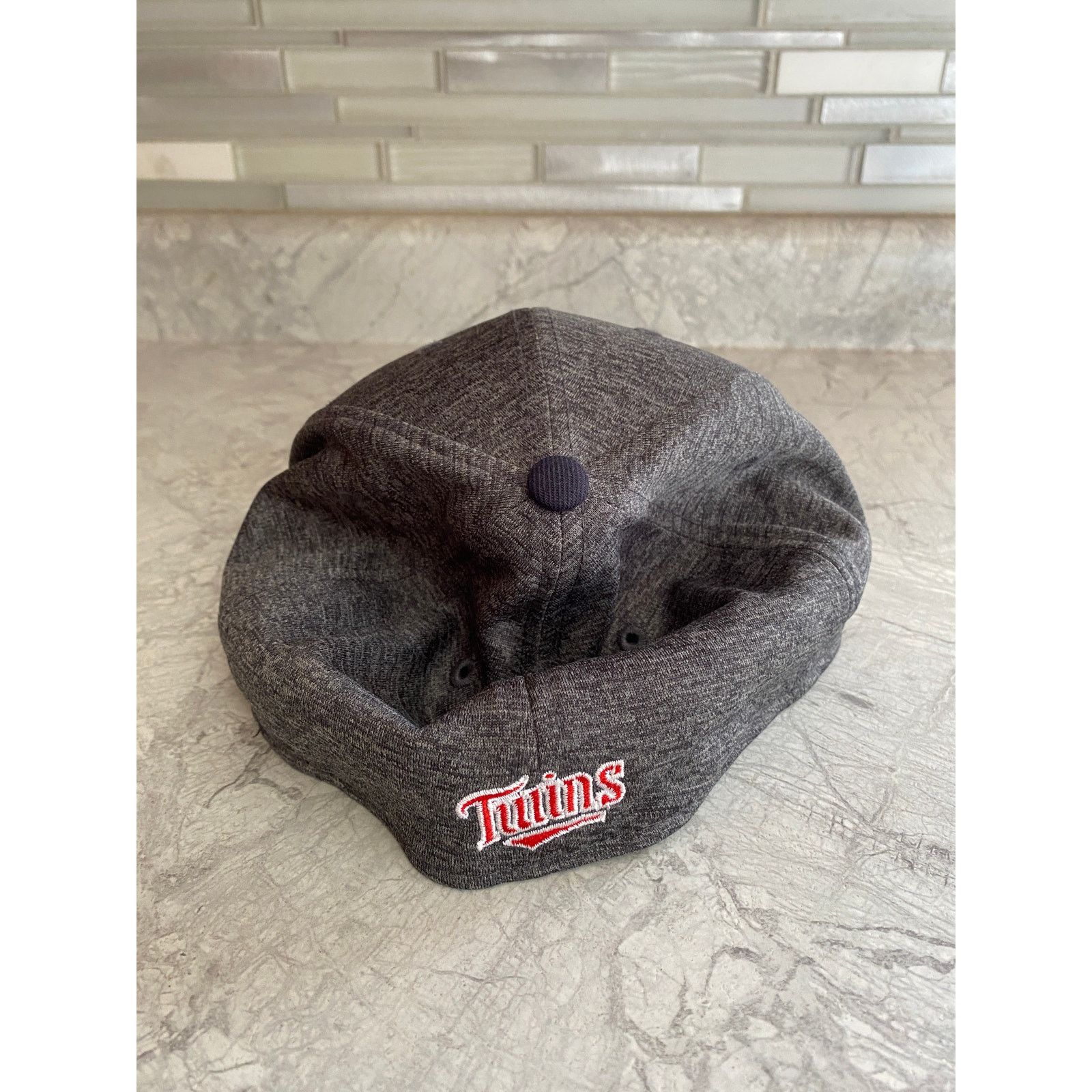 New Era Minnesota Twins Gray and Blue New Era Stretch Fit Hat M/L Size ONE SIZE - 5 Thumbnail