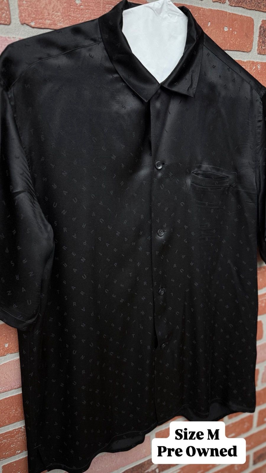 Saint Laurent Paris Saint Laurent Paris Collared Button Silk T-Shirt Size (40) Size US M / EU 48-50 / 2 - 21 Thumbnail