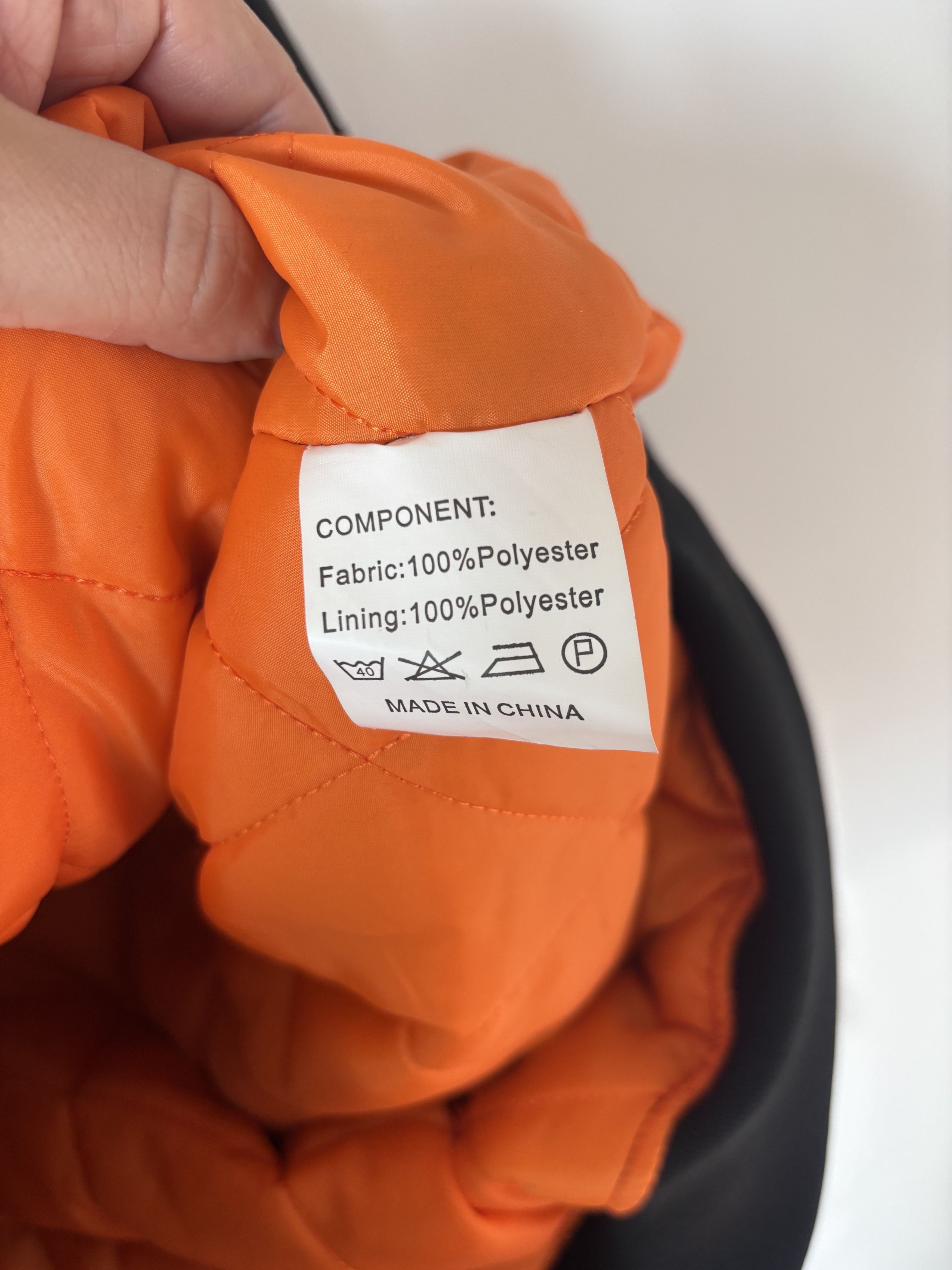 Other Black & Orange Quilted Padded Bomber Jacket XXL Size US XXL / EU 58 / 5 - 7 Thumbnail