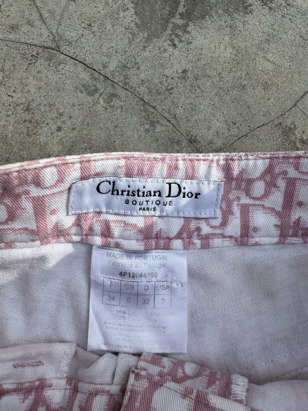 Christian Dior Monsieur Vintage Christian Dior John Galliano Monogram Pants Size 26" / US 2 / IT 38 - 6 Thumbnail
