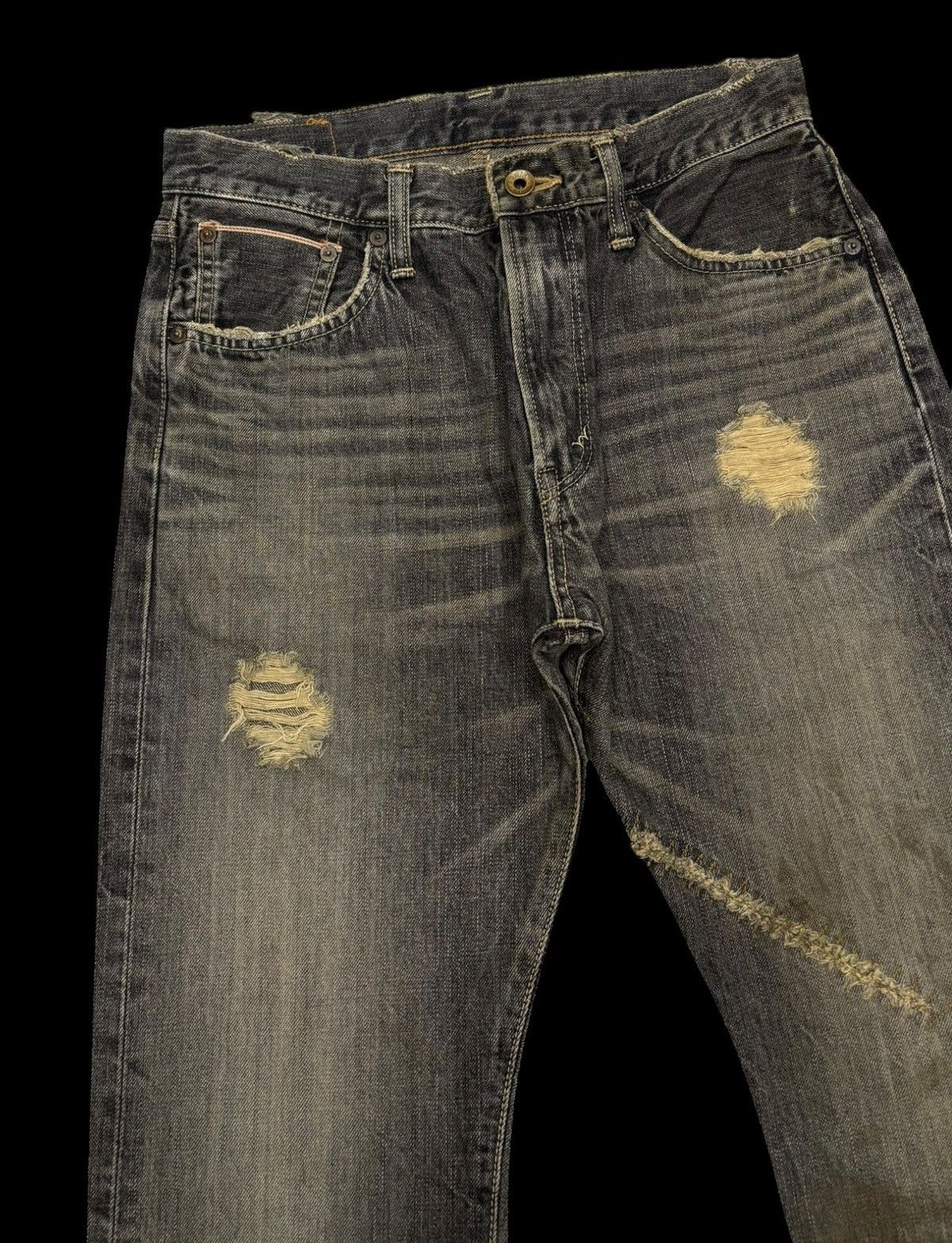 Edwin Flare Jeans Edwin 505s Selvedge Mud Wash Flare Denim Jeans Size US 29 - 4 Thumbnail