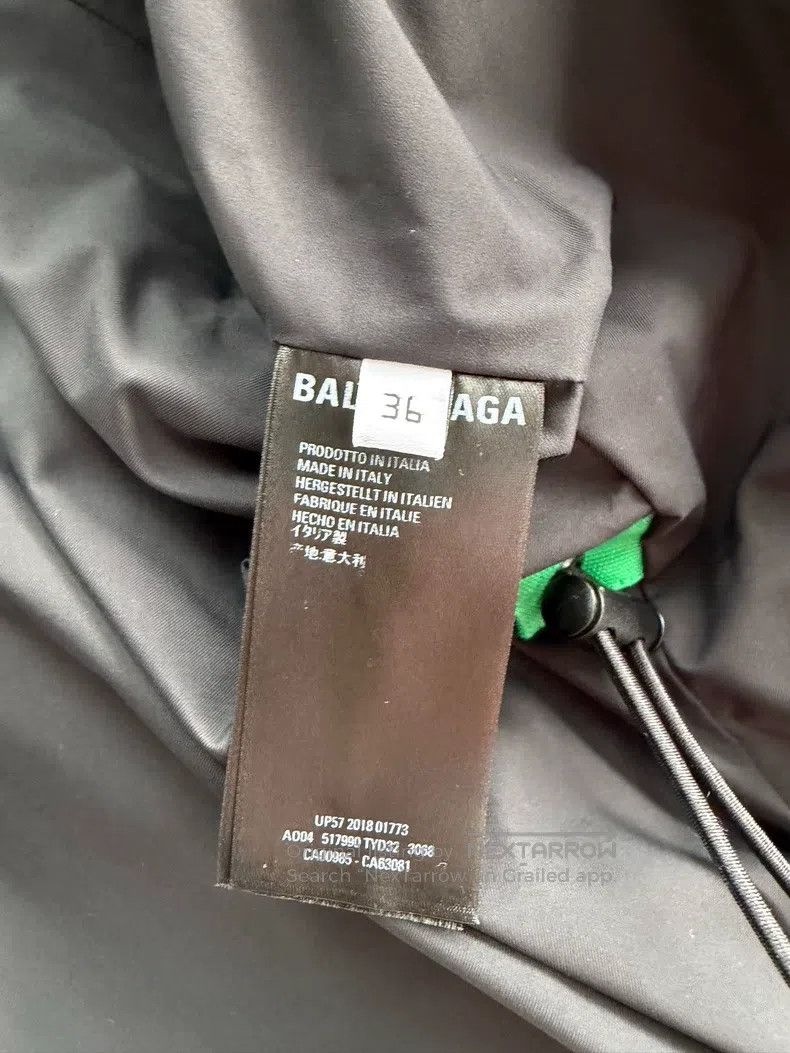 Balenciaga Balenciaga Classic Green Windbreaker Jacket Size XS / US 0-2 / IT 36-38 - 7 Thumbnail