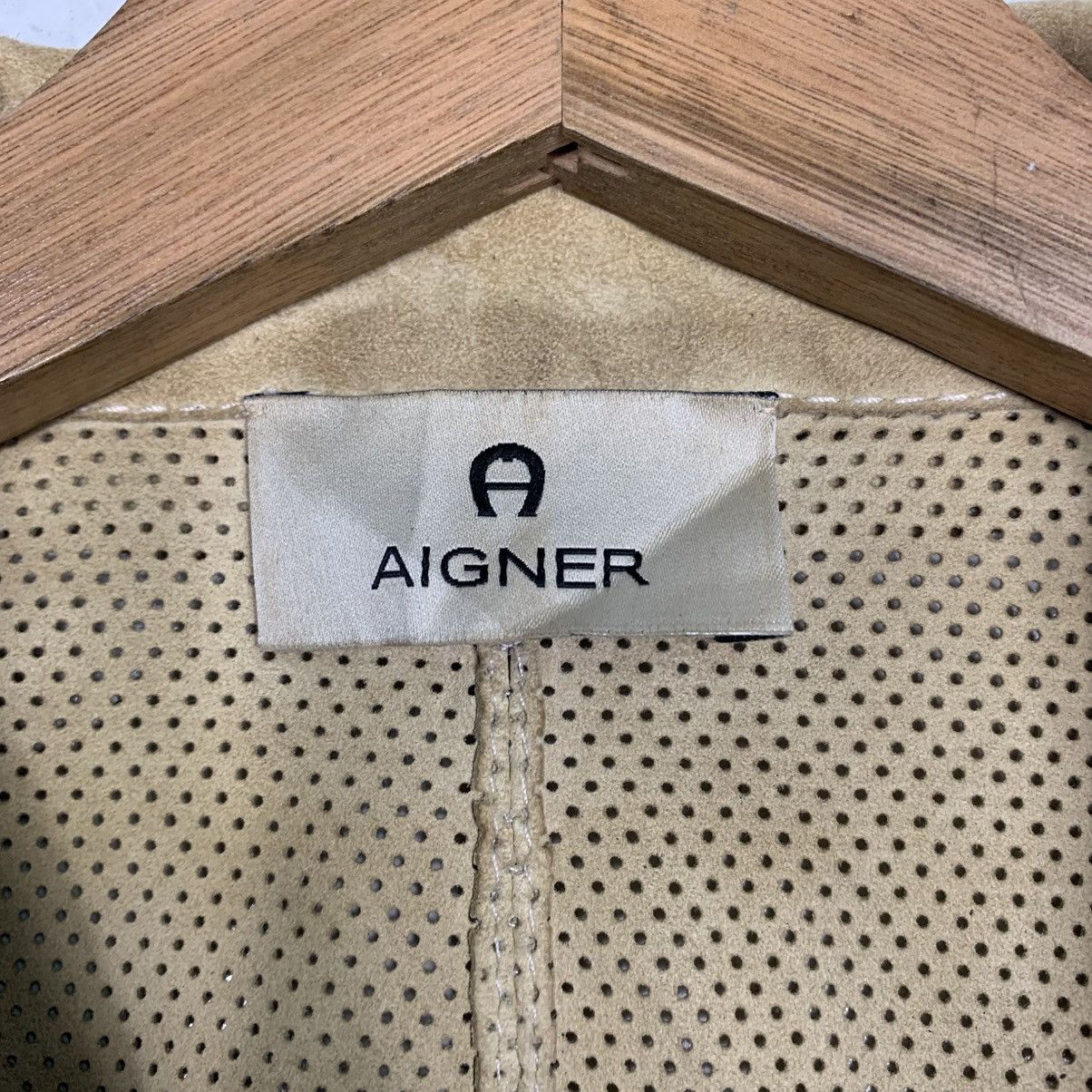 Aigner Aigner See Through Leather Jacket Size S / US 4 / IT 40 - 15 Thumbnail