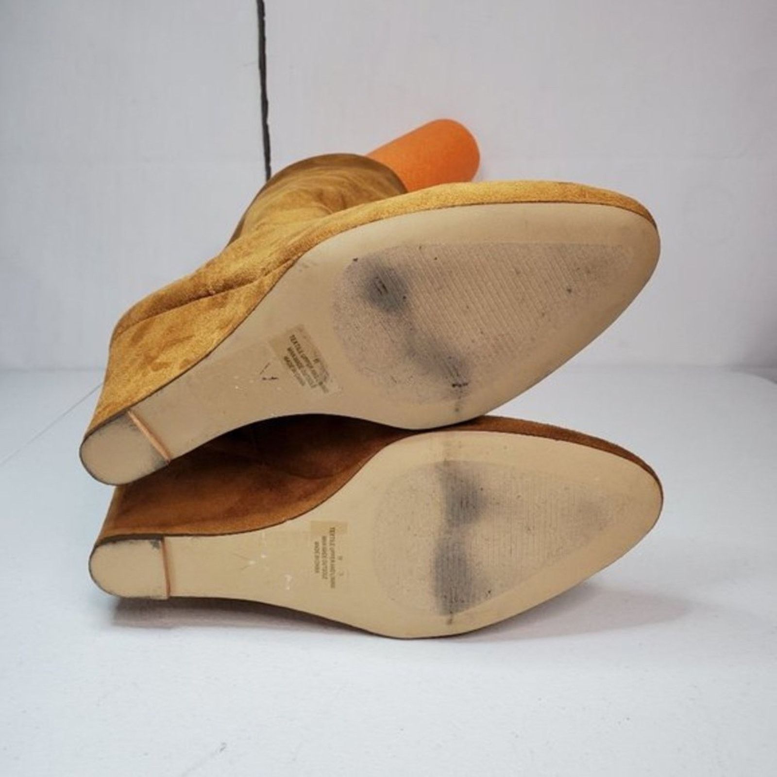 Designer Athena Alexander Slouch Faux Suede Hidden Wedge Boots 11 Size US 11 / IT 41 - 7 Thumbnail