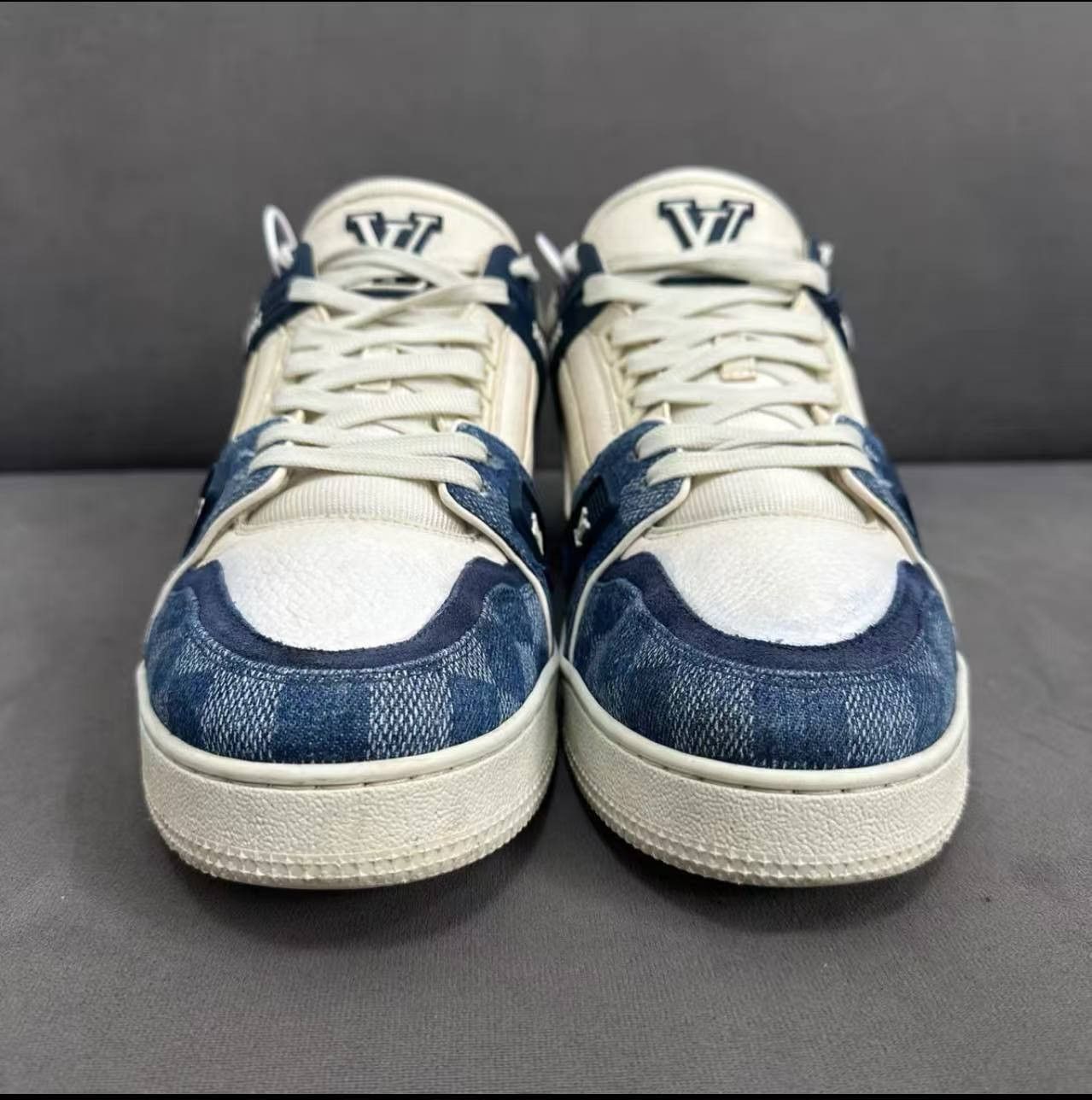 Louis Vuitton Louis Vuitton Training Denim Blue Lowtop Size US 9.5 / EU 42-43 - 1 Thumbnail