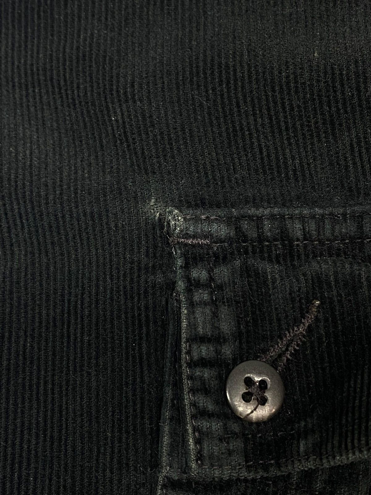 Polo Ralph Lauren Polo Ralph Lauren Vintage Corduroy Cargo Pants Relaxed Black Size US 33 - 20 Thumbnail