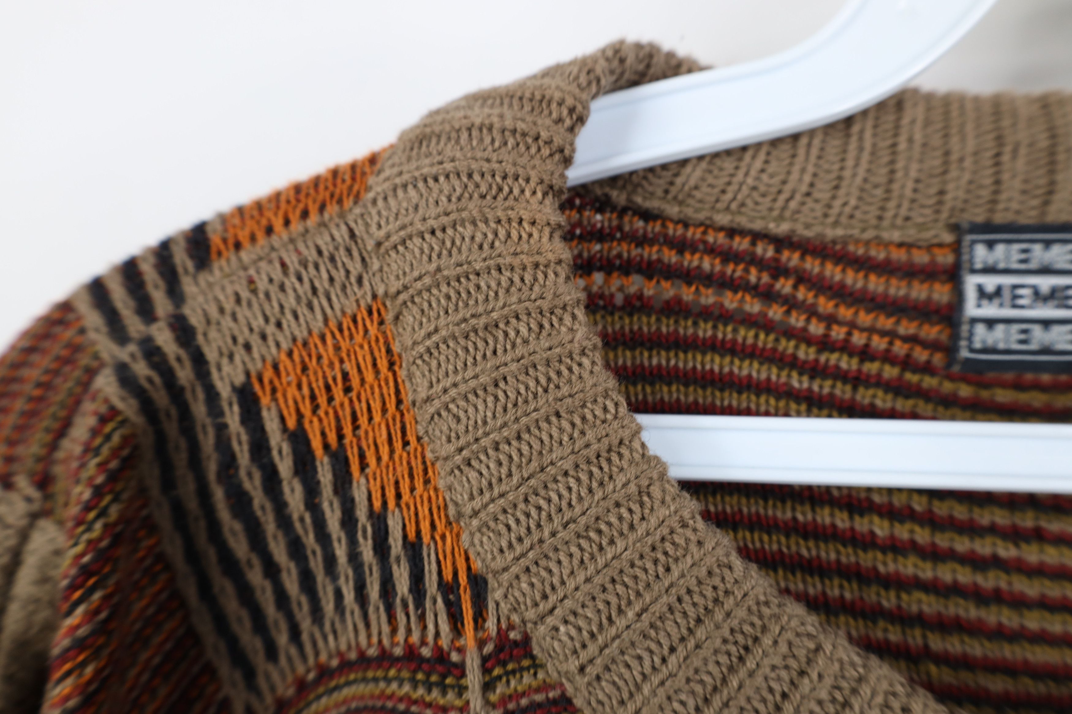 Vintage Vintage 90s Coogi Style Rainbow Diamond Knit Sweater USA Size US L / EU 52-54 / 3 - 4 Thumbnail
