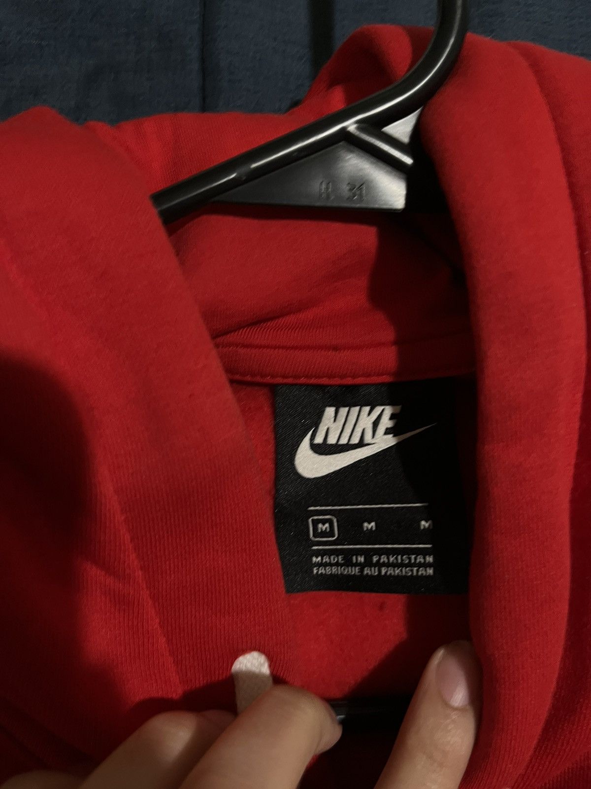 Nike Nike Hoodie Red Size US M / EU 48-50 / 2 - 2 Thumbnail