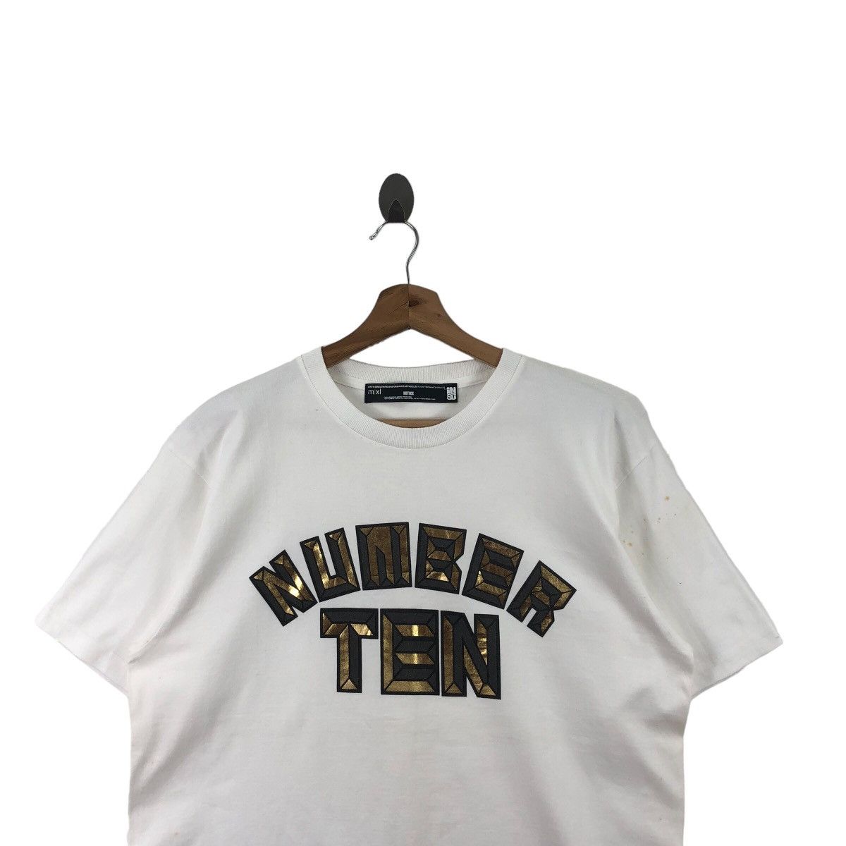 Number (N)ine Pick!! NUMBER TEN By Number Nine Big Spellout Top Tee Tshirt Size US M / EU 48-50 / 2 - 3 Thumbnail