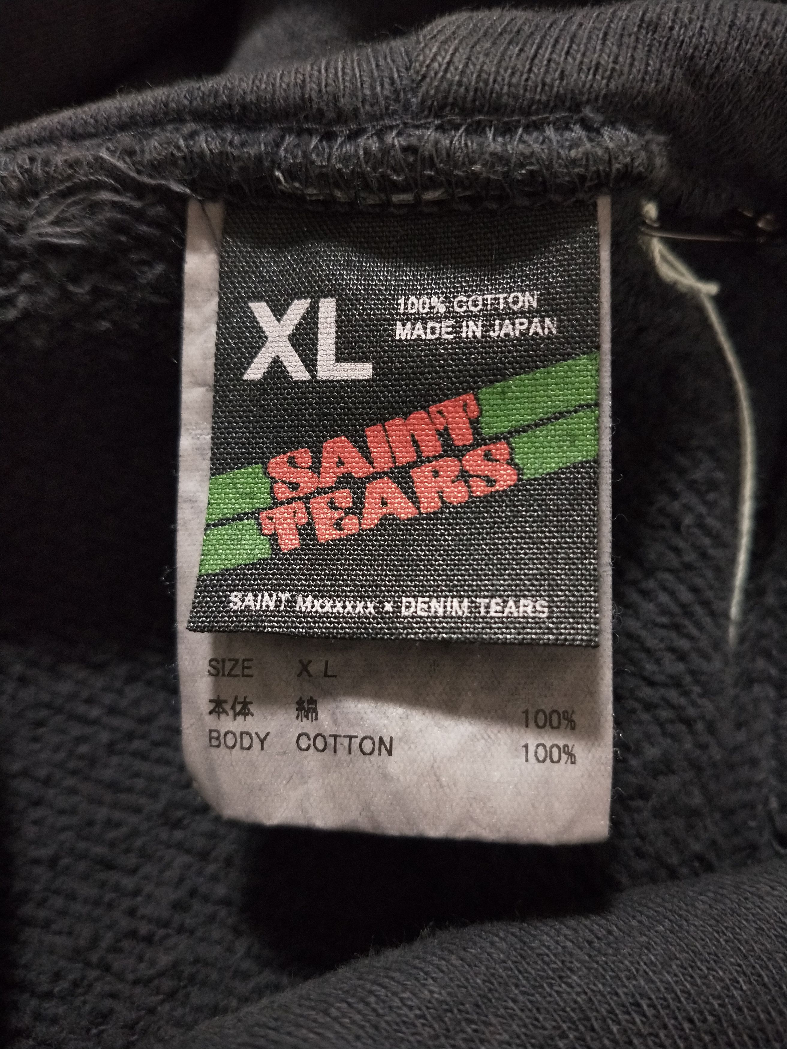 DENIM TEARS × Saint Michael Struggle Hoodie Size US XL / EU 56 / 4 - 5 Thumbnail