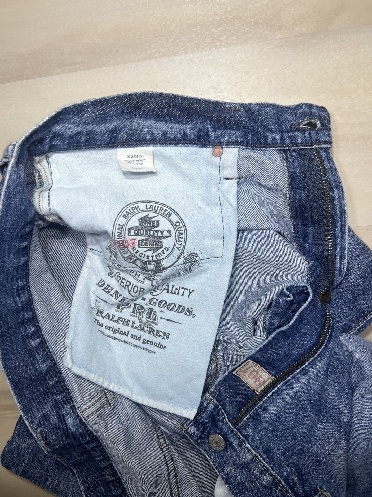Polo Ralph Lauren Polo Ralph Lauren 867 Jeans Mens 36x30 Med Wash Size US 36 / EU 52 - 12 Thumbnail