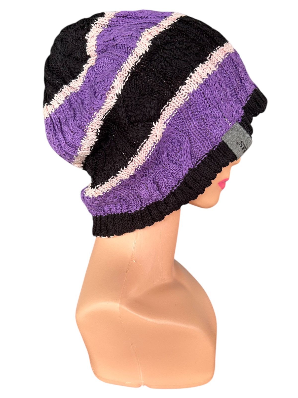 Japanese Brand × Kapital × Vintage Japanese Brand Beams Knitt Big Beanie Hats Size ONE SIZE - 1 Thumbnail