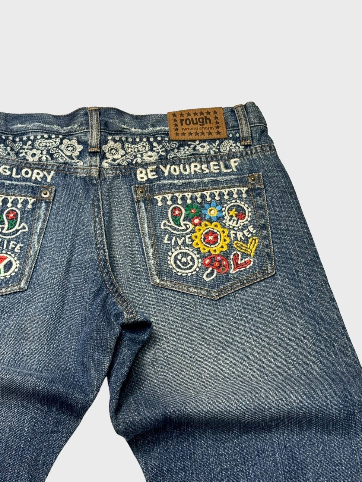 Hysteric Glamour Rough Natural Charm Embroidery Junya Watanabe Style Denim Size US 30 / EU 46 - 9 Thumbnail